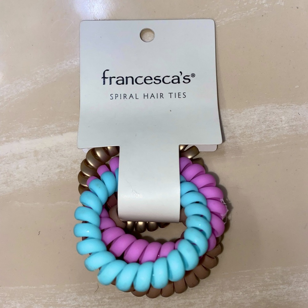 Francesca’s Spiral Hair Ties